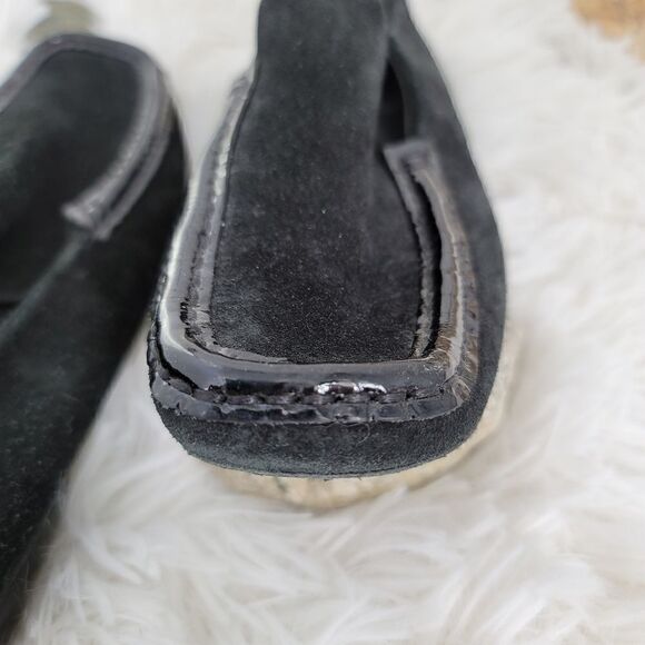 Cole haan black suede moccasin with patent trim main image 10
